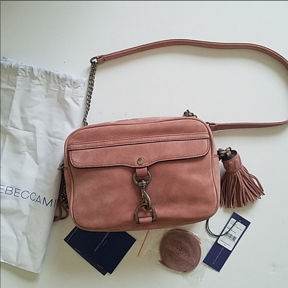 Rebecca minkoff mac pink camera bag